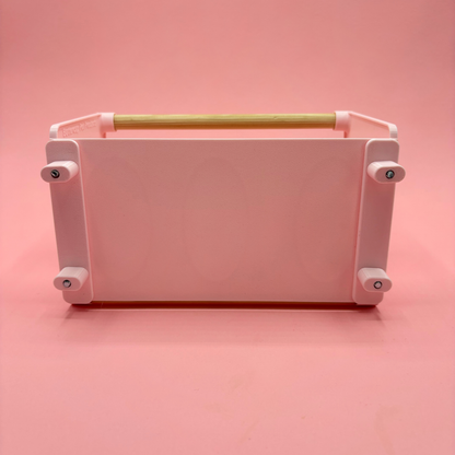 SINGLE Cage Mounted Hay Rack - Sky Blue - TRADE