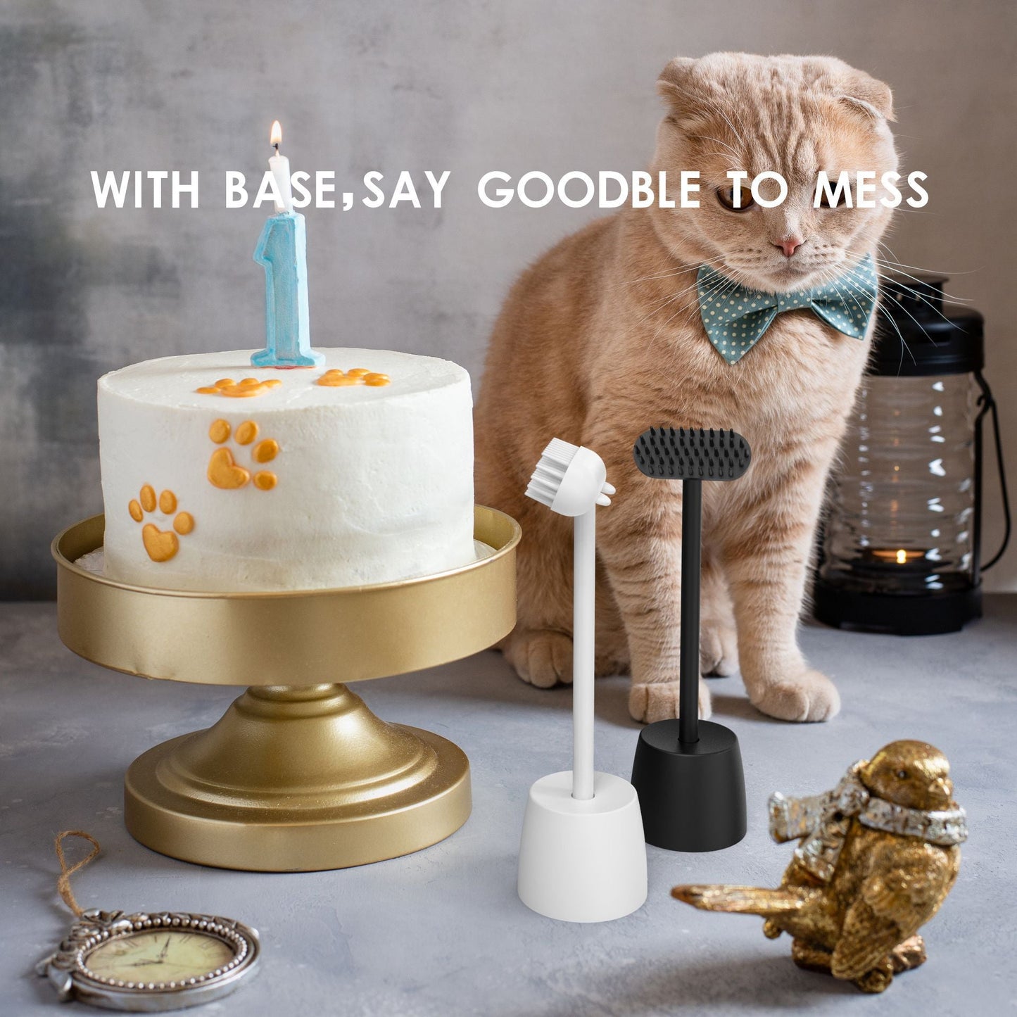 Funny Cat Toy Comb Sticker