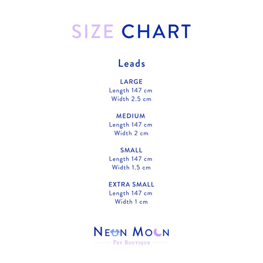 The Luna Dog Lead - by Neon Moon Pet Boutique