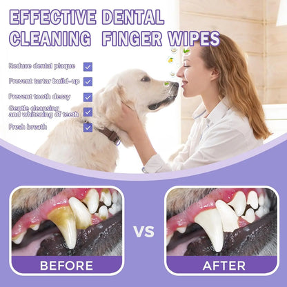 Pet Teeth Cleaning Wipes