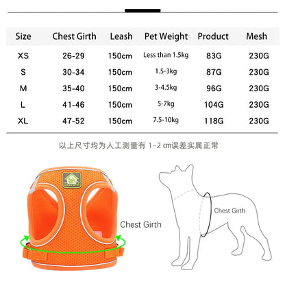 Reflective Dog Vest Harness