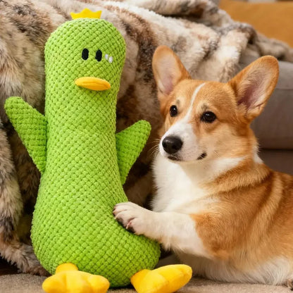 Plush Duck Dog Toy