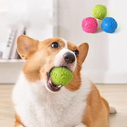 Pawprint Dog Ball Toy