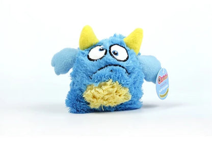 Squeaky Plush Dog Ball