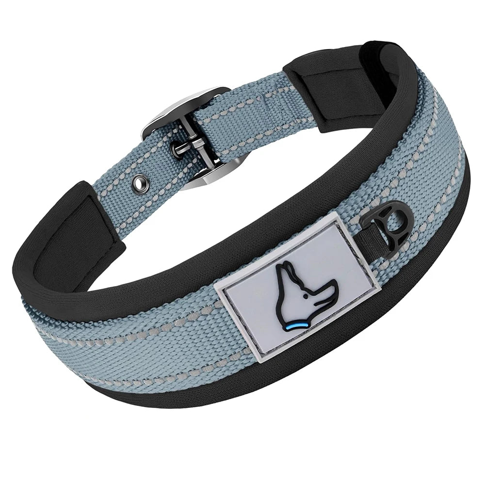Padded Reflective Dog Collar