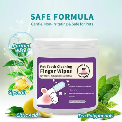 Pet Teeth Cleaning Wipes