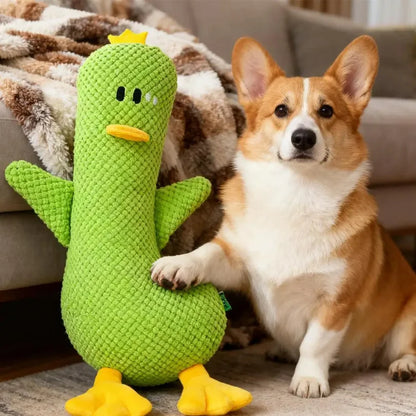 Plush Duck Dog Toy