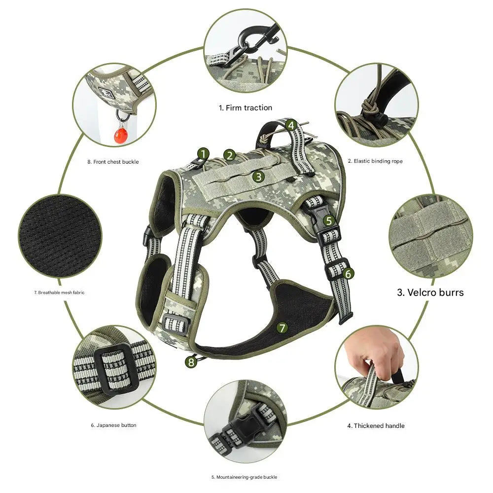Tactical Dog Harness