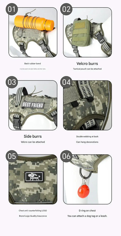 Tactical Dog Harness