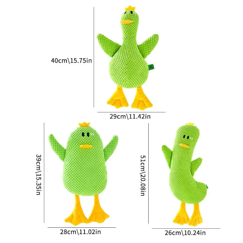 Plush Duck Dog Toy