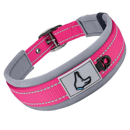 Padded Reflective Dog Collar